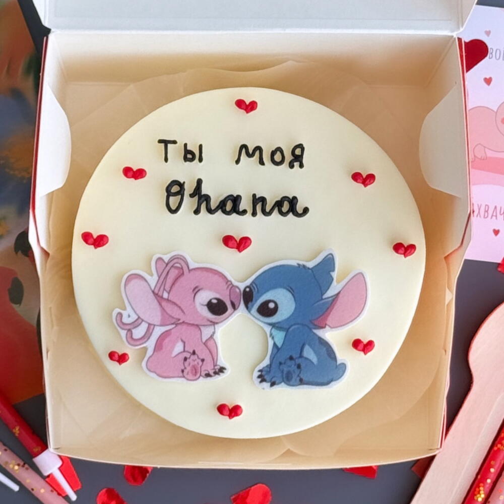 Бенто торт ты моя Ohana ( семья)