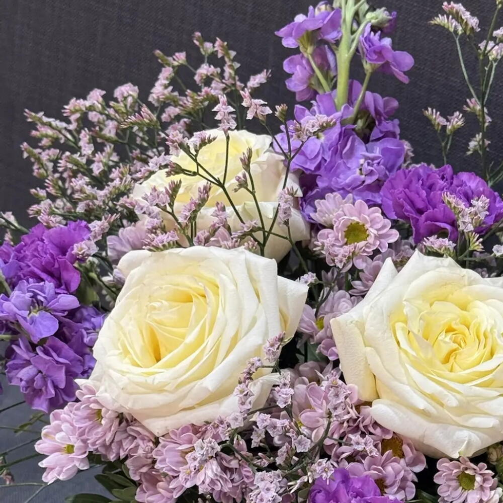Композиция в шляпной коробке 💜