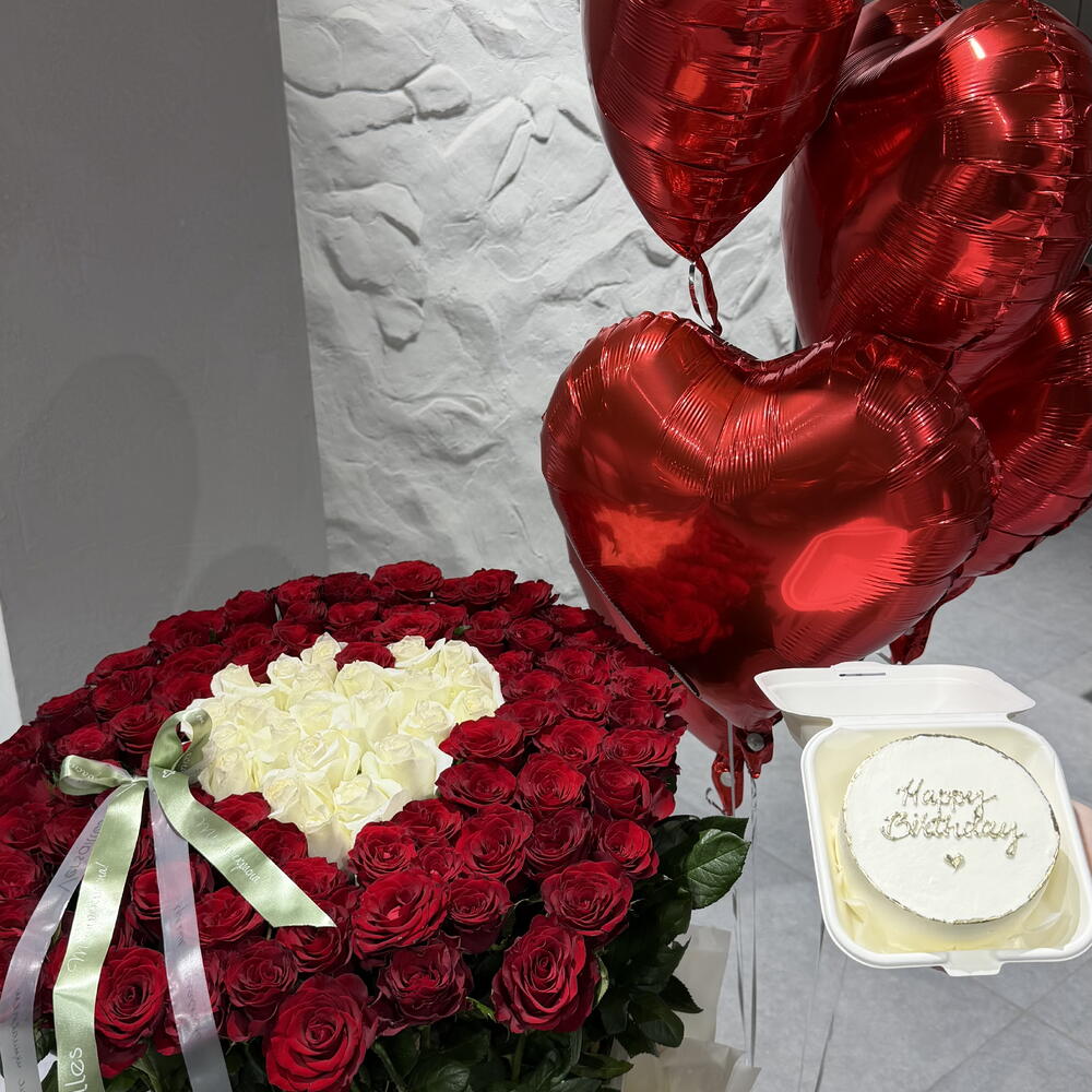 Цветы в коробке