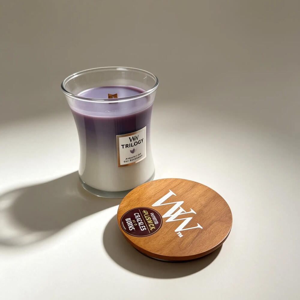 Ароматическая свеча WoodWick Аметистовое небо, средняя тройная 275 гр