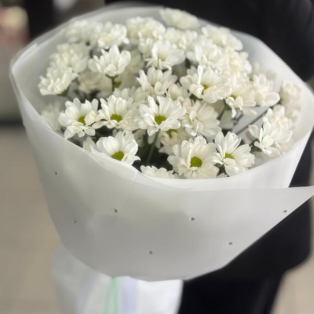 Букет ромашки и стразы