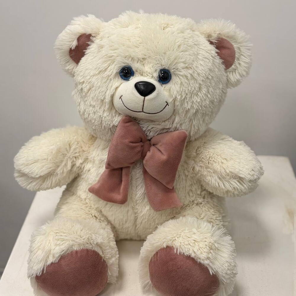 Мишка с бантиком 40 см 🧸💕