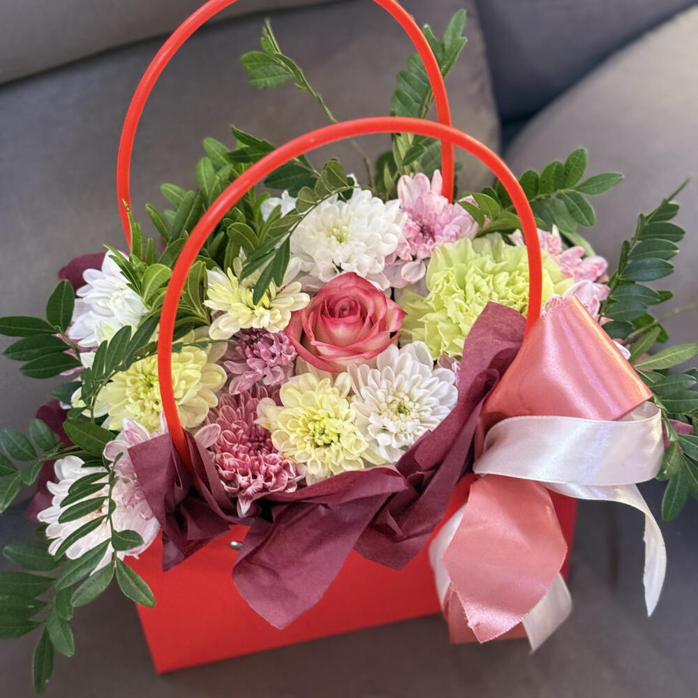 Сумочка с цветами 💞🌸💖