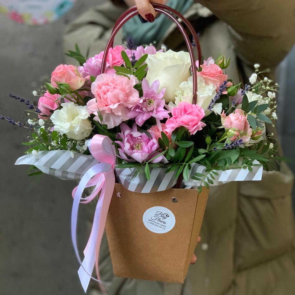 Цветы в пакете купить москва белладонна магазин
