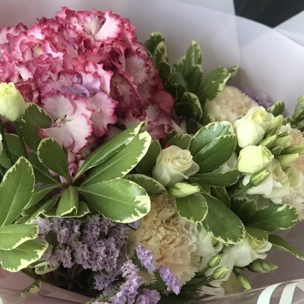 Bouquet with hydrangea