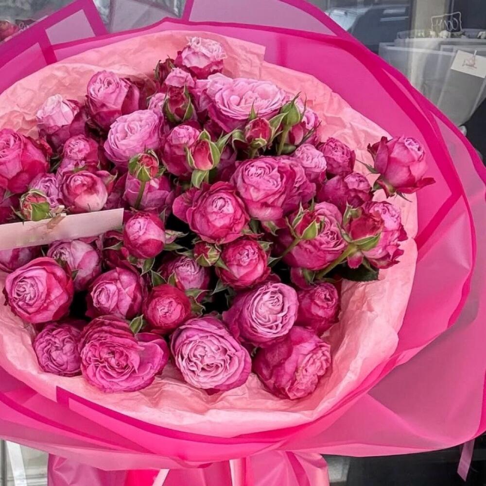 Монобукет из кустовых роз💕