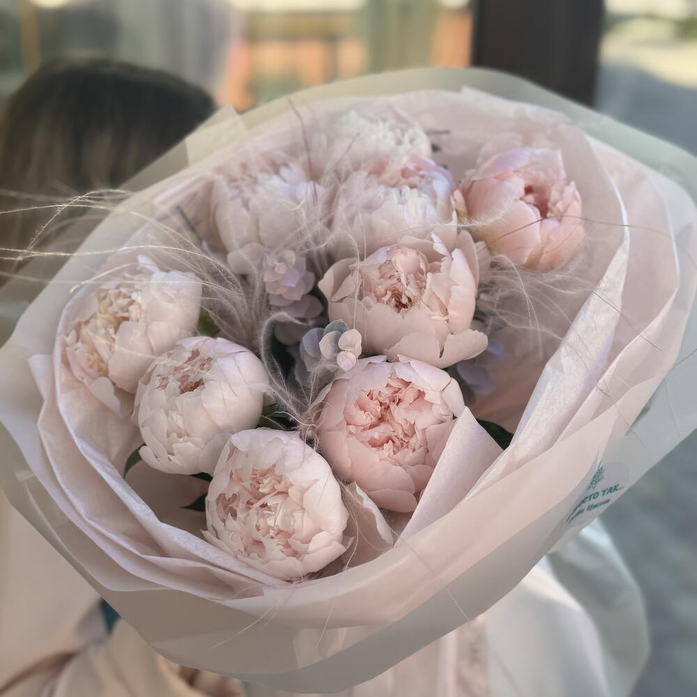 Розовые зефирки-пионы 💗