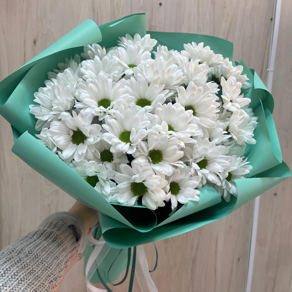 Букет из ромашковых хризантем