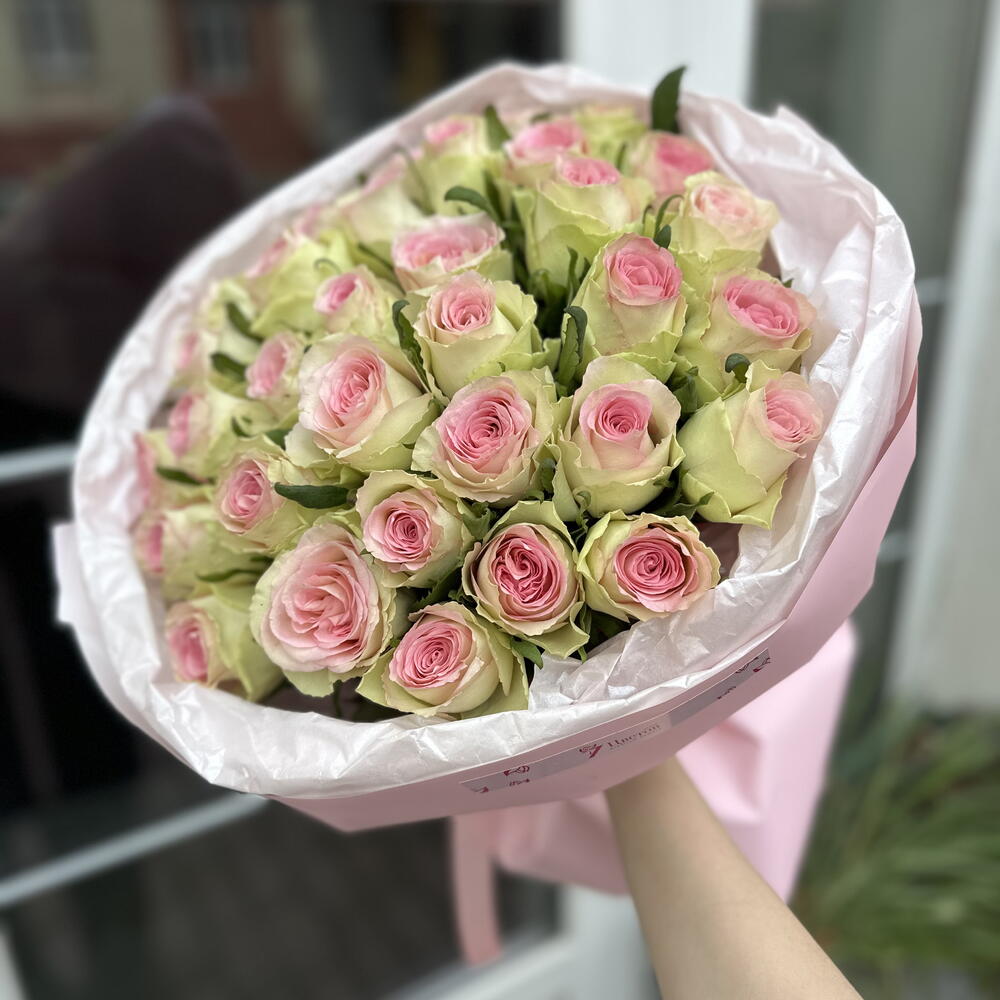 Букет розы Фешн гёрл 35 штук