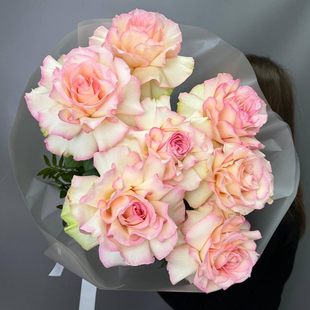 Букет французские розы Эсперанса розовые 💗