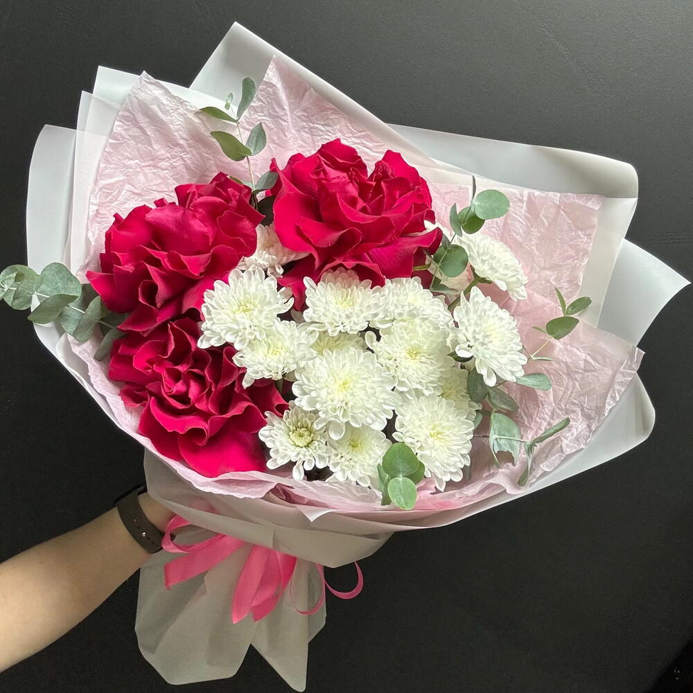 Букет сборный и герберы