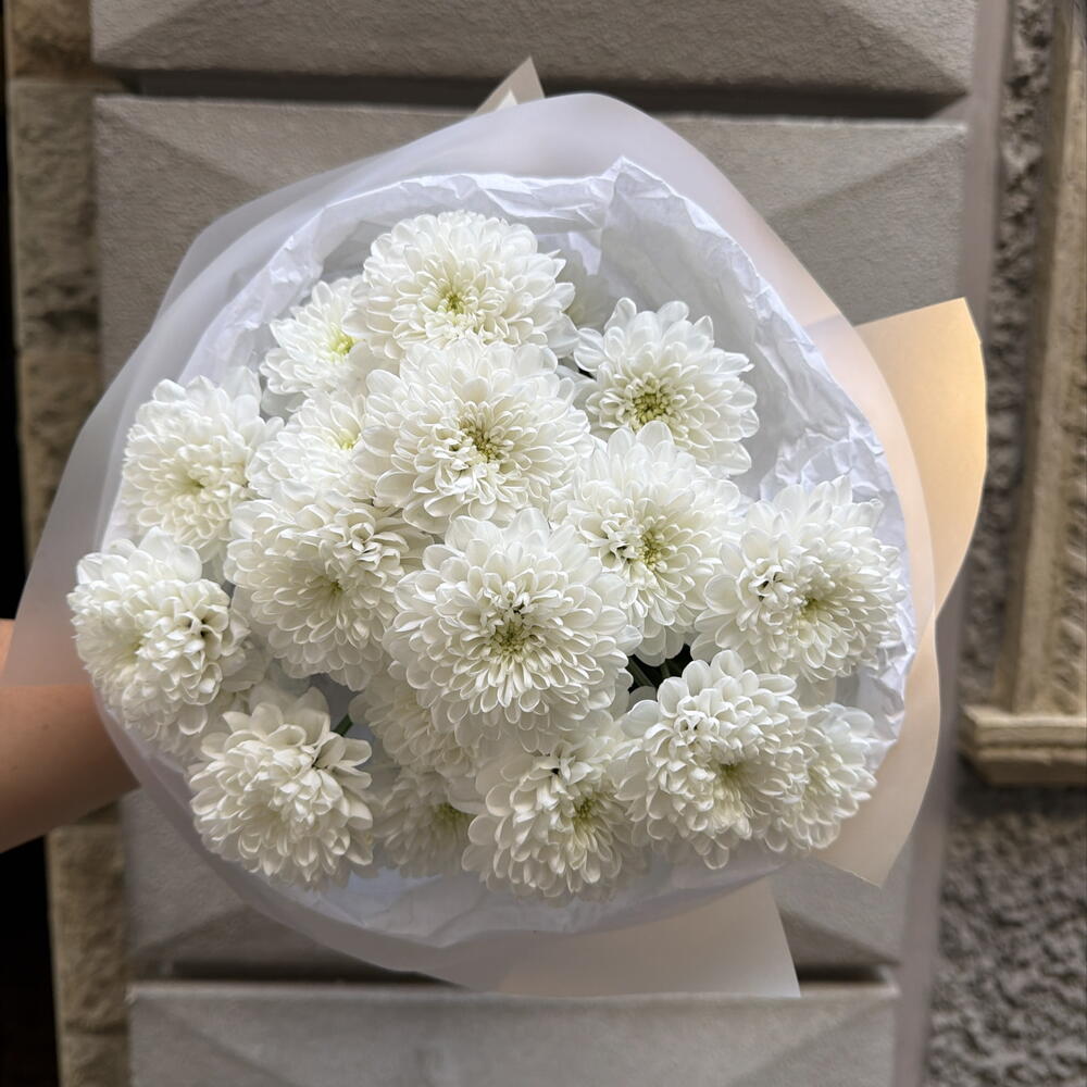 Мини букет хризантем