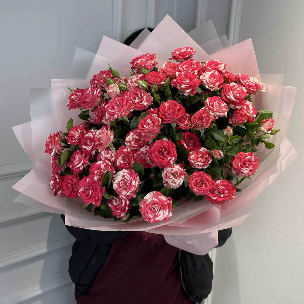 15 кустовых роз
