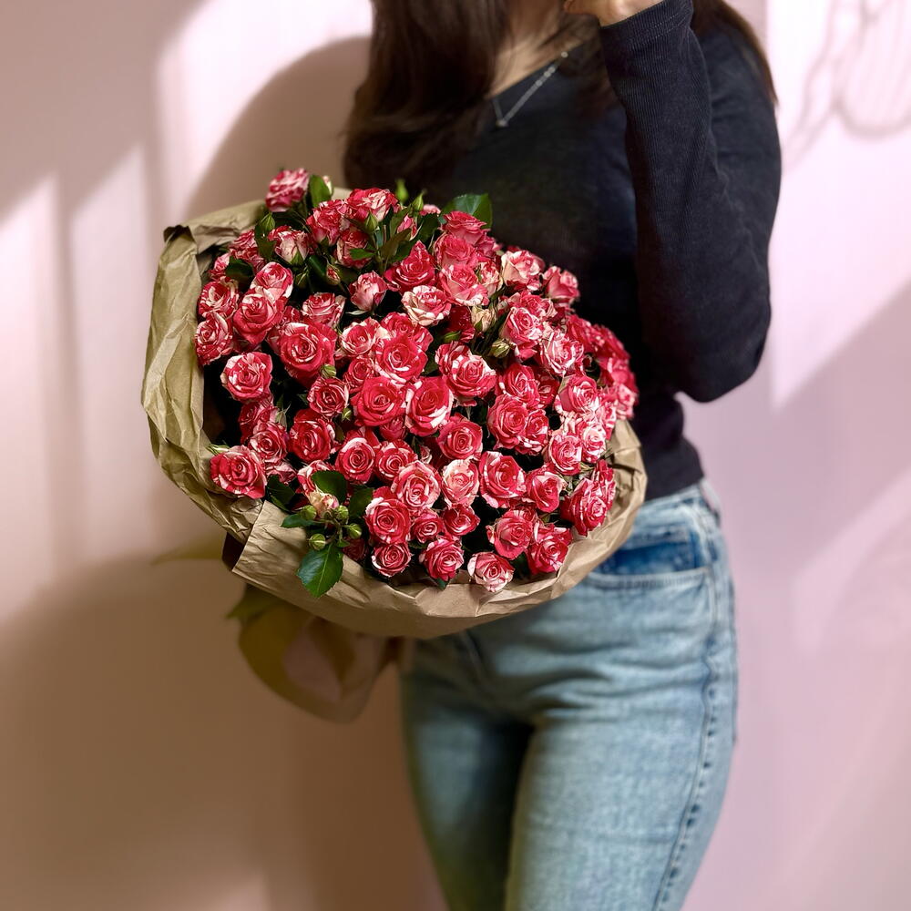 Кустовые розы Фаер 19