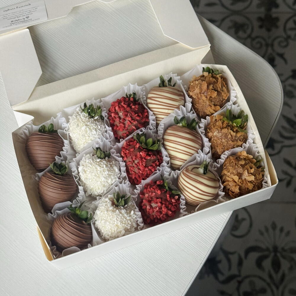 Клубника в бельгийском шоколаде 15 шт