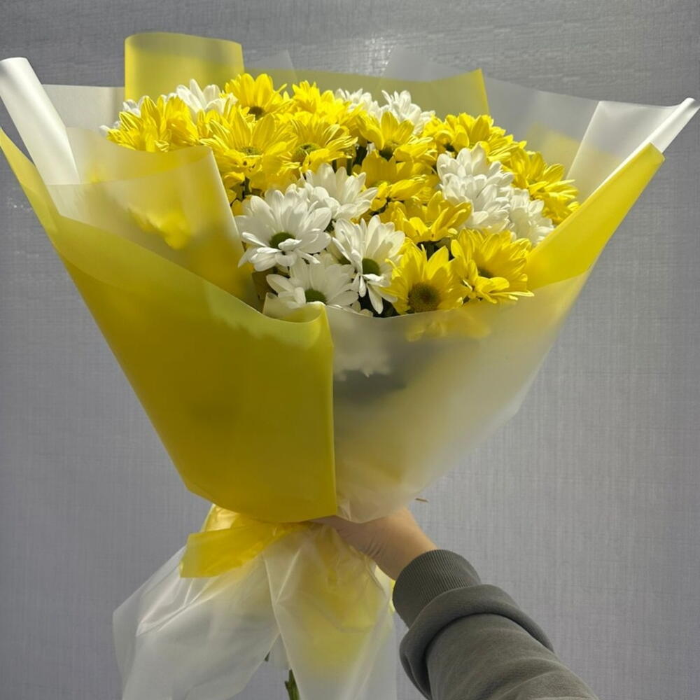 Букет из хризантем 💛