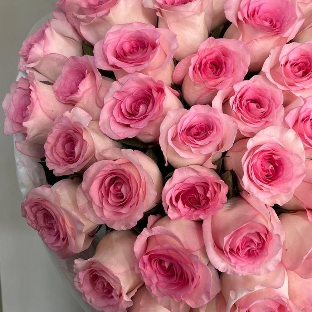Пламя нежности 🌸💕 шикарный букет из 49 роз