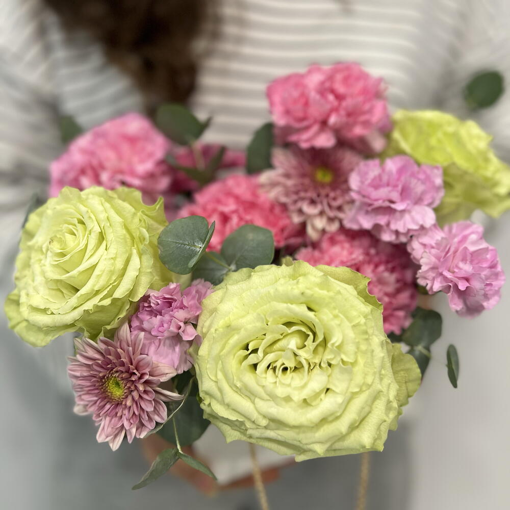 Яркая композиция в сумочке на линейку 🌸🍀