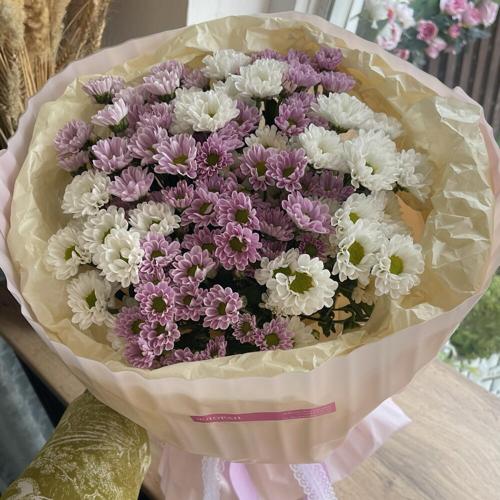 Букет мелких хризантем