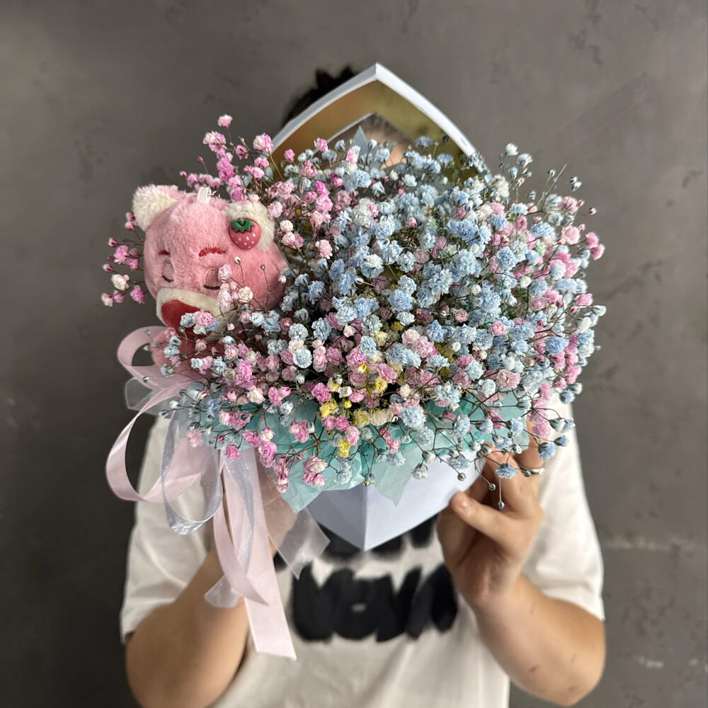 Гипсофила с брелком 🎀