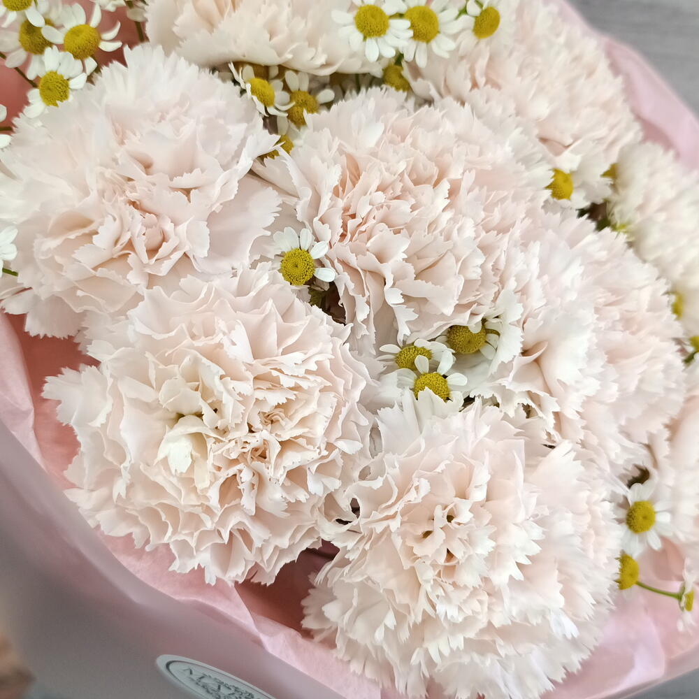 Букет с диантусами