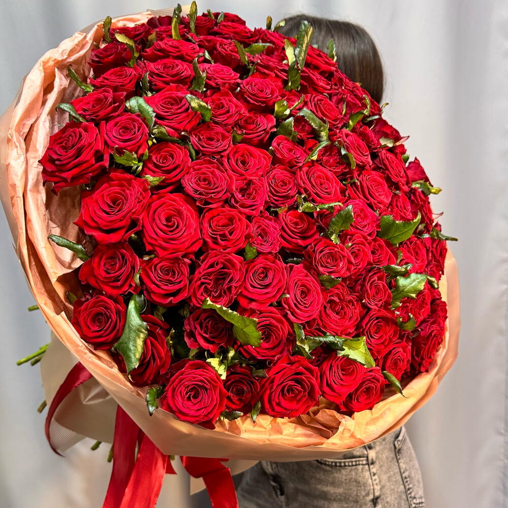 101 роза  в шикарном оформлении♥️🔥 ЭТО МОЯ ЛЮБОВЬ К ТЕБЕ♥️