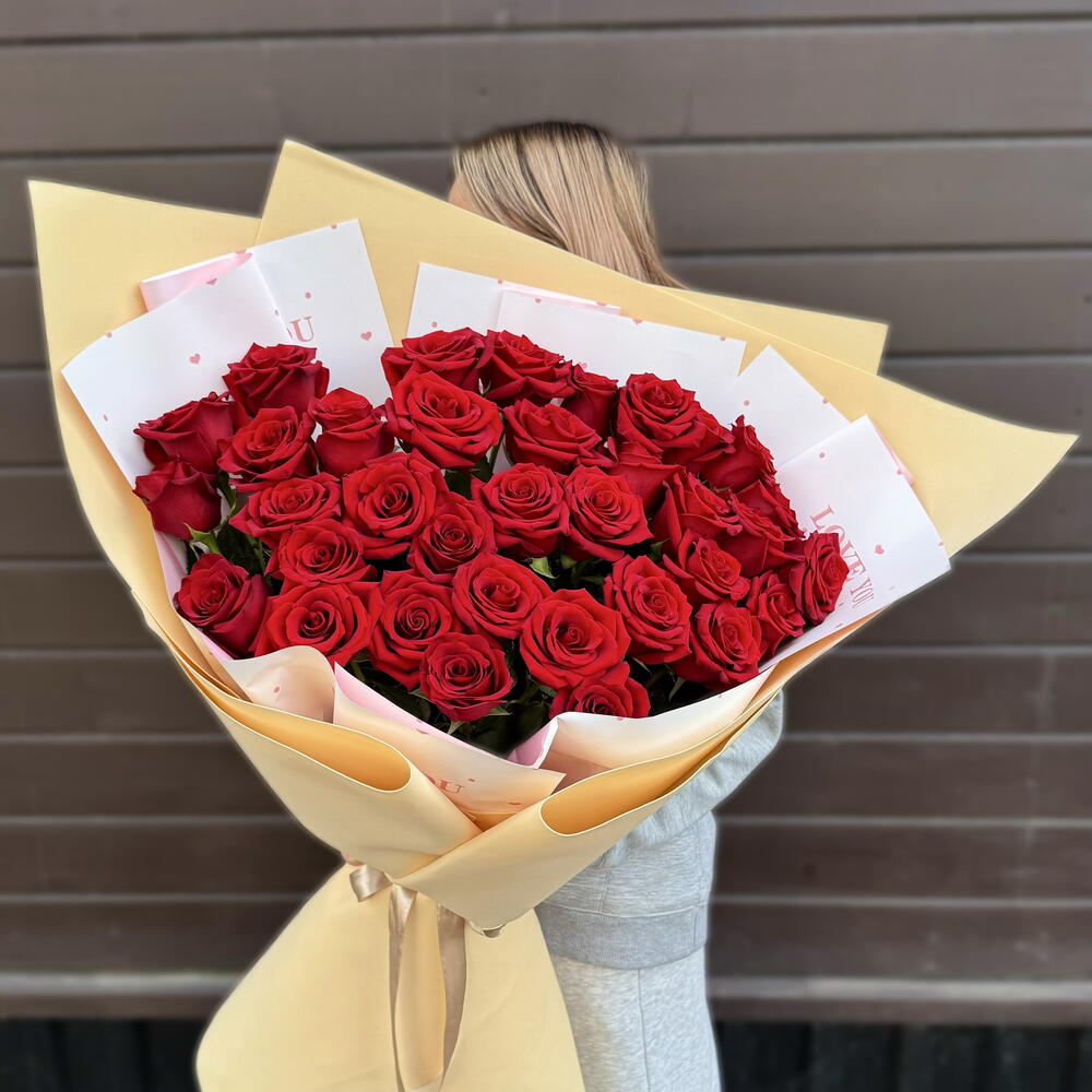 Букет XXL из красных роз