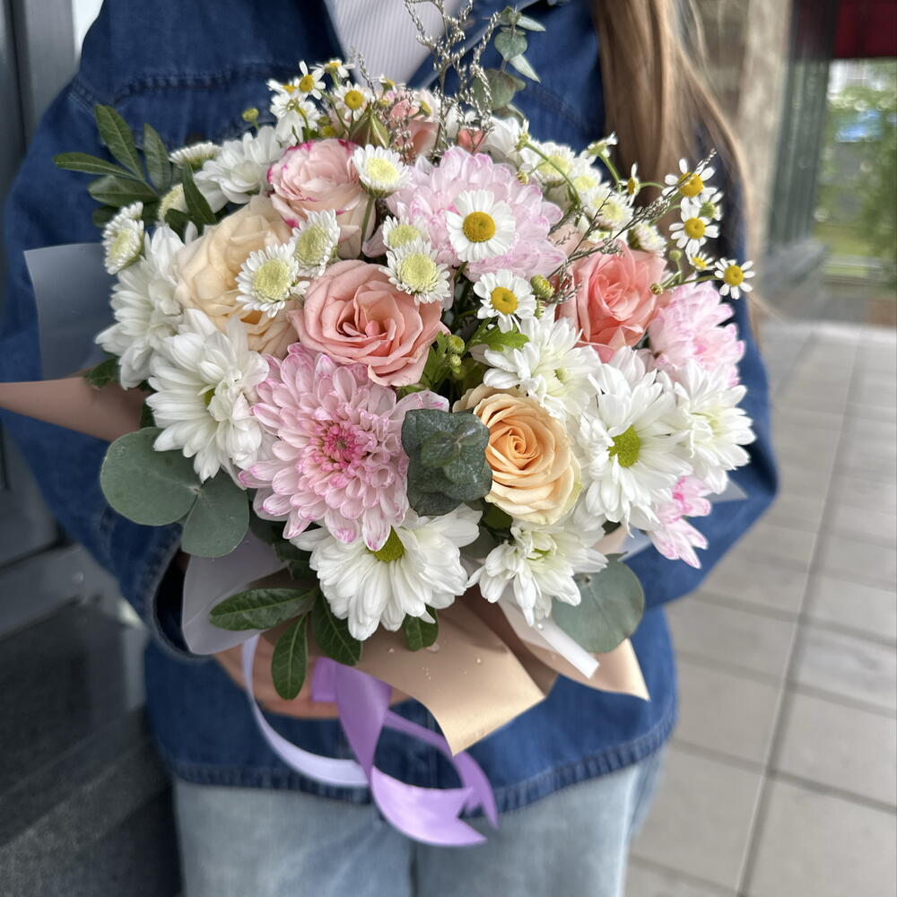 Цветы в стаканчике