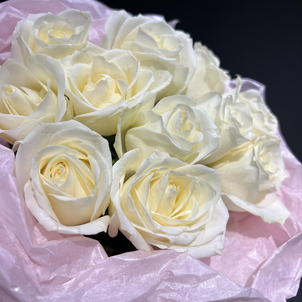 Букет комплимент из 11 роз Китай 50см🌸