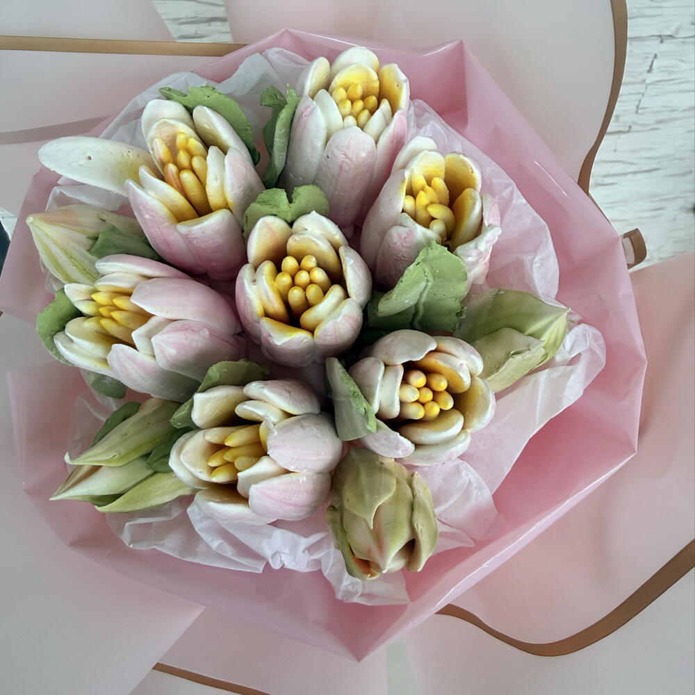 Зефирный букет Кувшинки