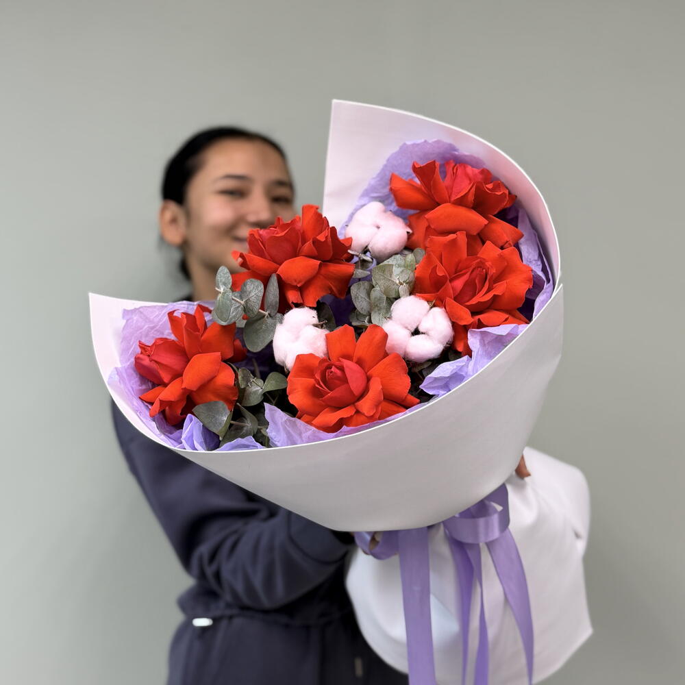 Авторский букет «Nina s Secret🌹» из французских роз 💐