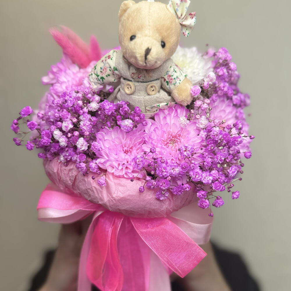 Мини мишка в цветах☺️