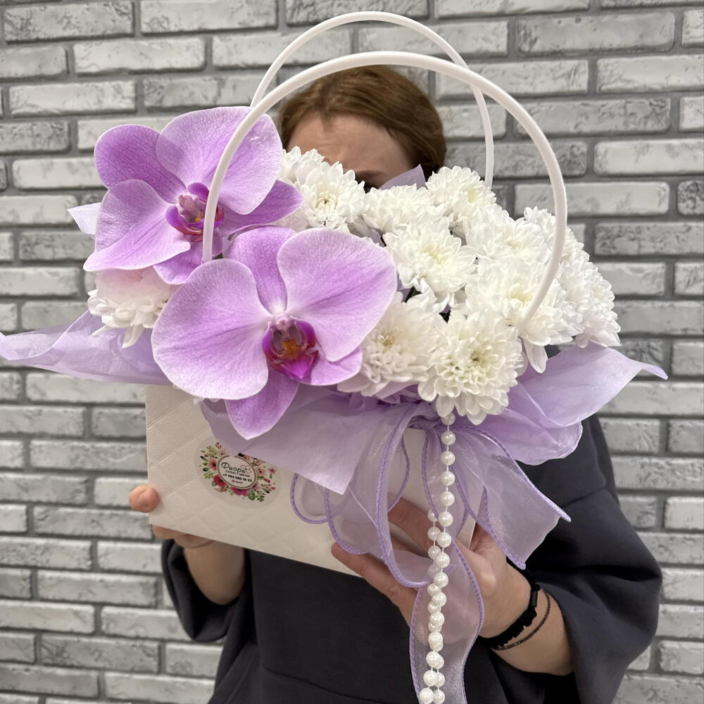 Сумочка орхидея 🌸