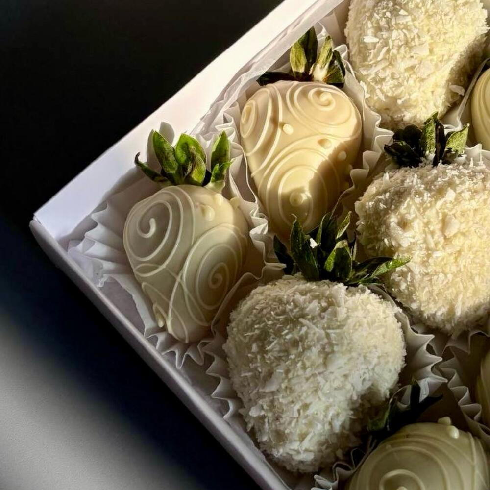 Strawberries White chocolate