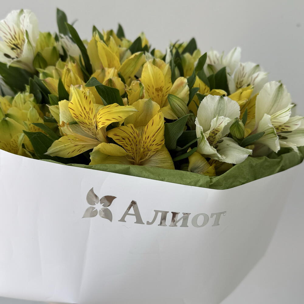 Монобукет из альстромерий
