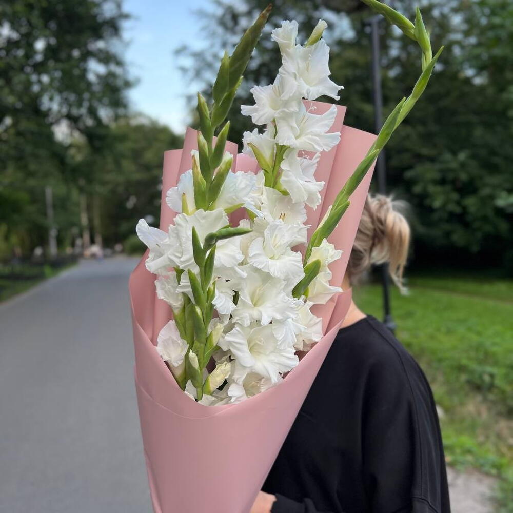Букет из 5 гладиолусов