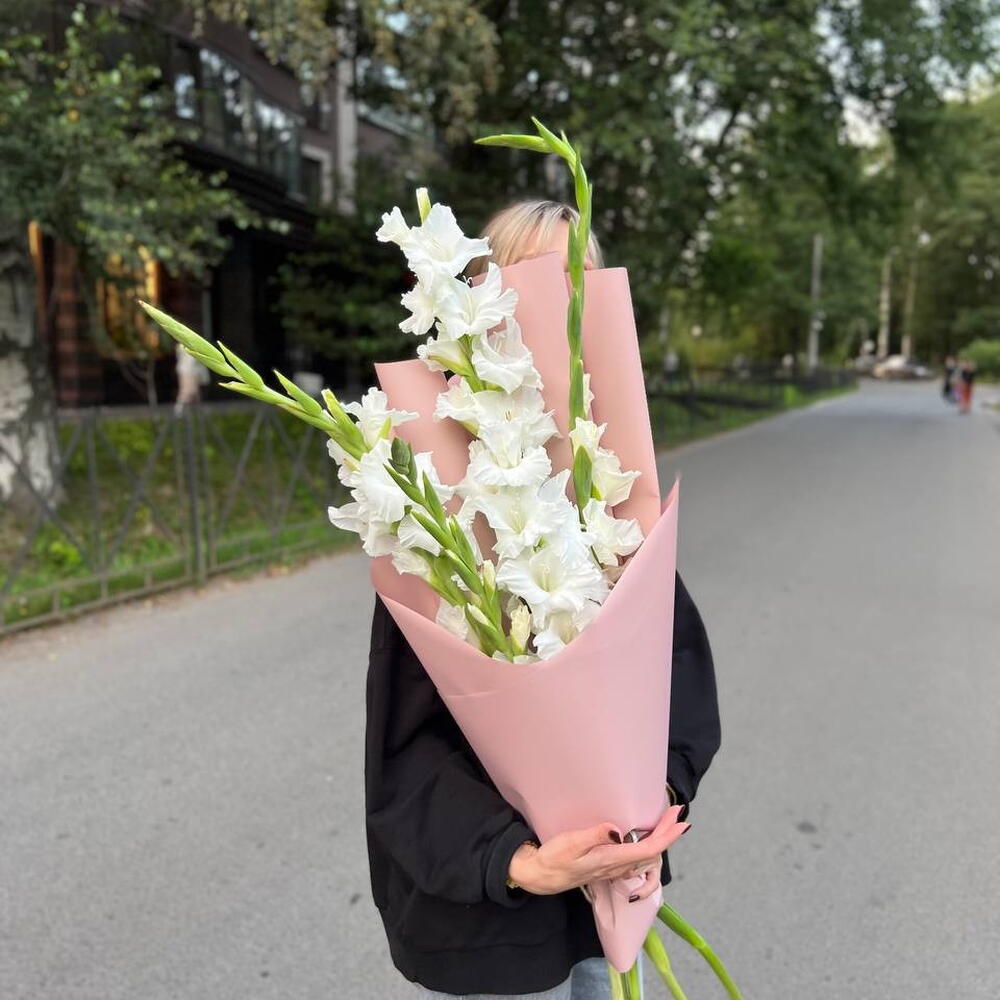 Букет из 5 гладиолусов