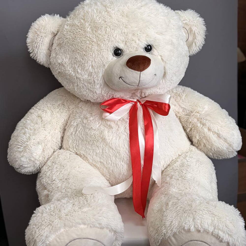 Мишка белый большой 🧸