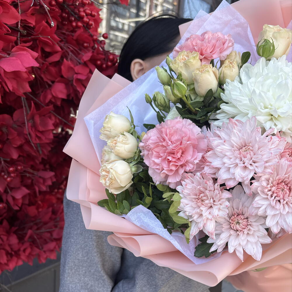 Нежный букет-комплимент 💗🌸