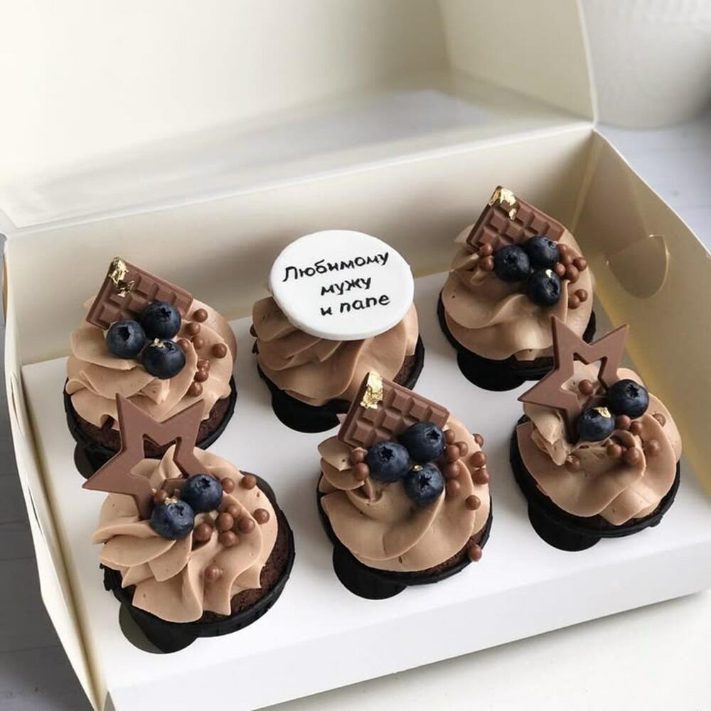 Капкейки 6 шт 🧁🤎