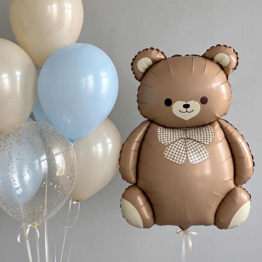 🧸 Набор воздушных шаров с мишкой