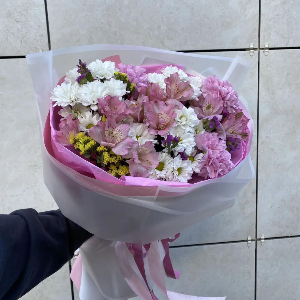 Розовый букет🌸