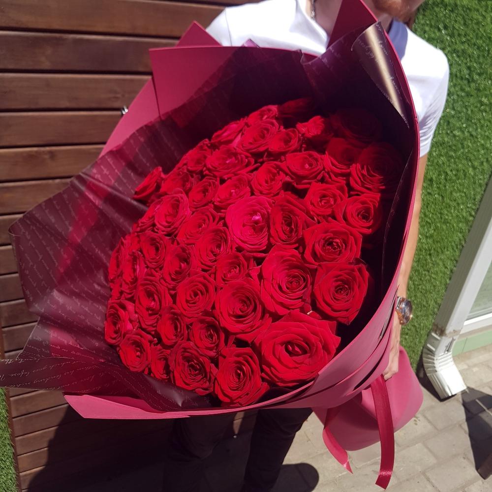 Букет из 51 красной  розы