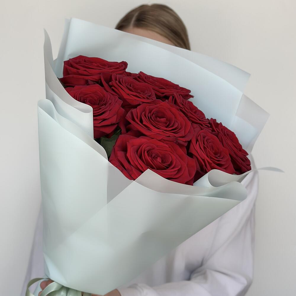 Букет из красных роз, 9шт