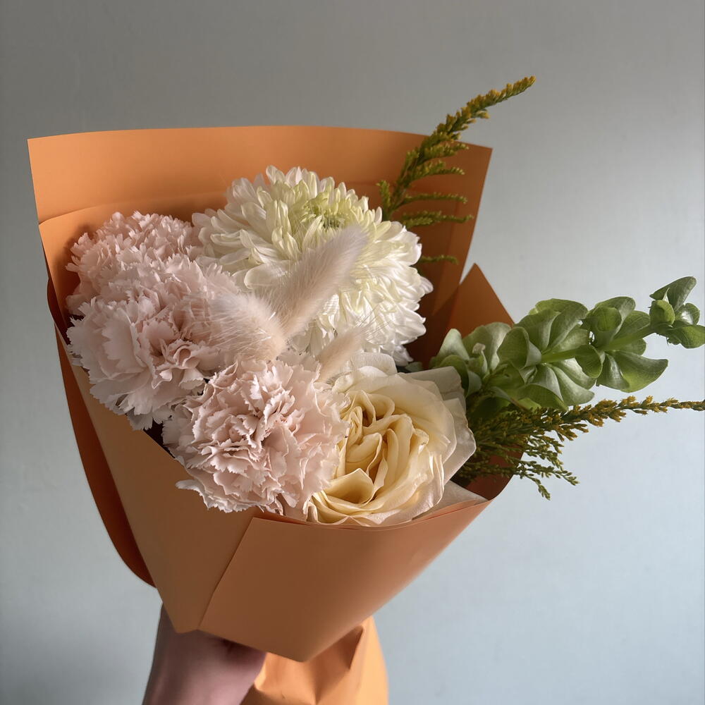 Букет из розы канделайт/хризантемы/диантуса🍂💕