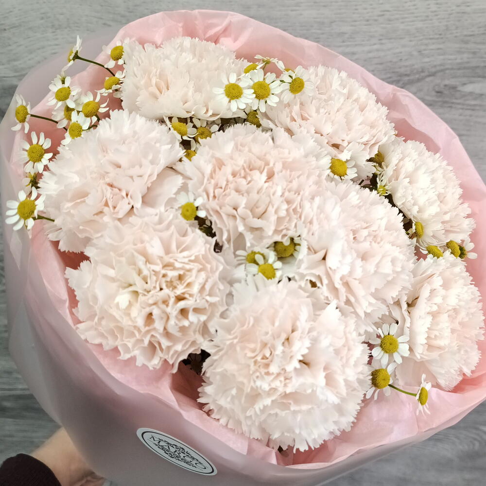 Букет с диантусами