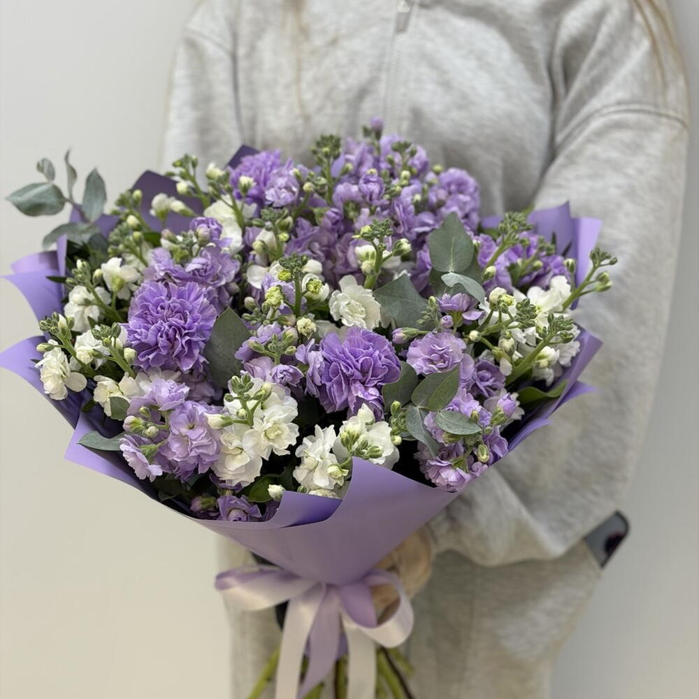 Букет из маттиолы💜