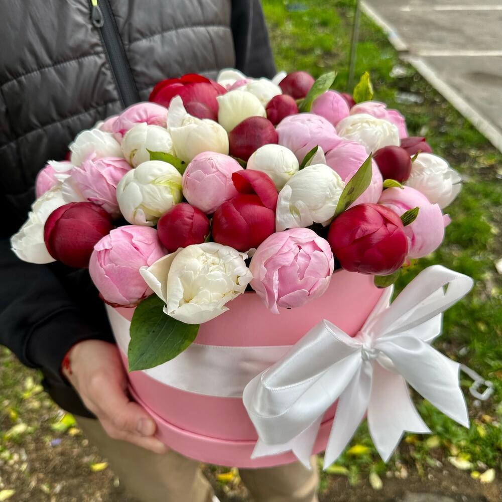 Пионы микс