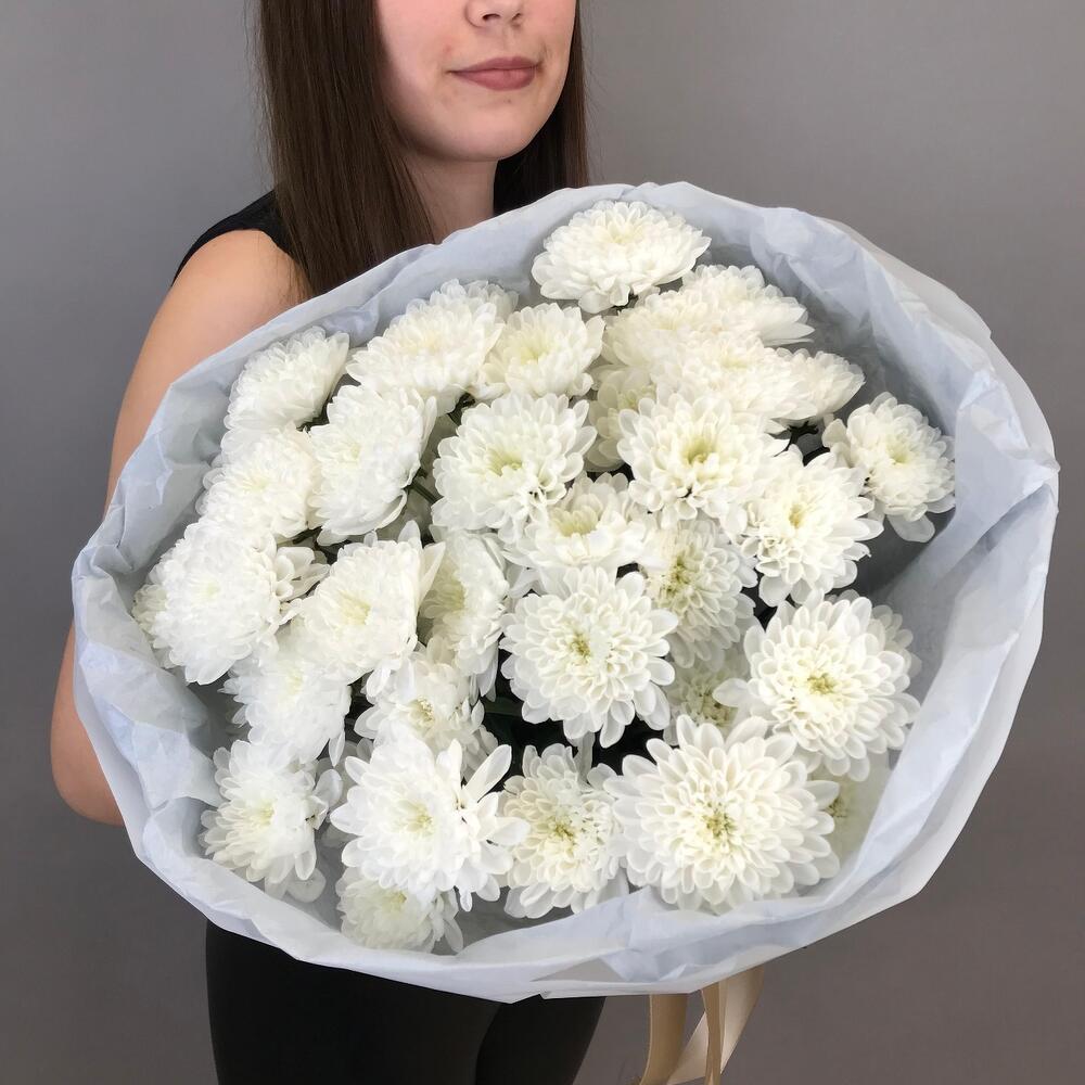 Монобукет из кустовой хризантемы