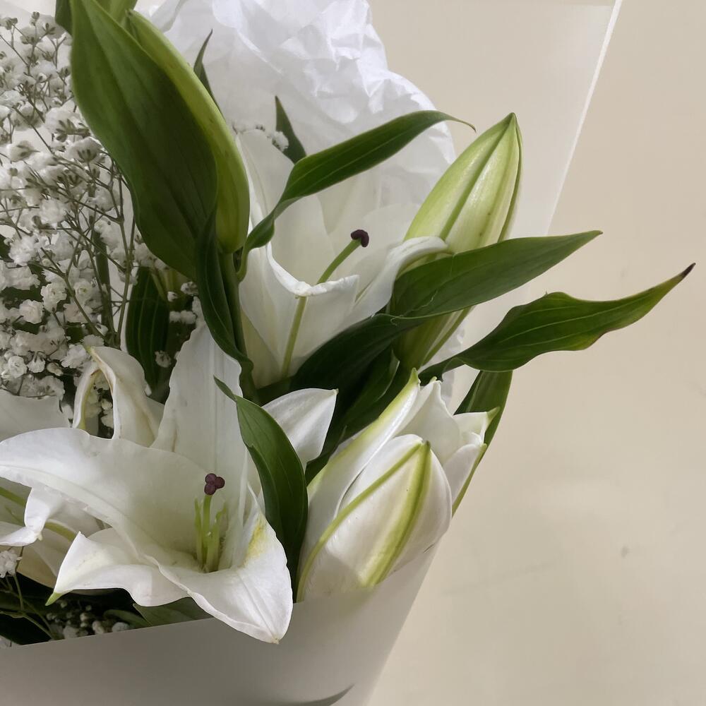 Lilies in a bouquet